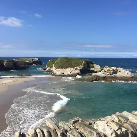 Sobre El Mar Con Acceso A La Playa , Ideal Familias Y Grupos *